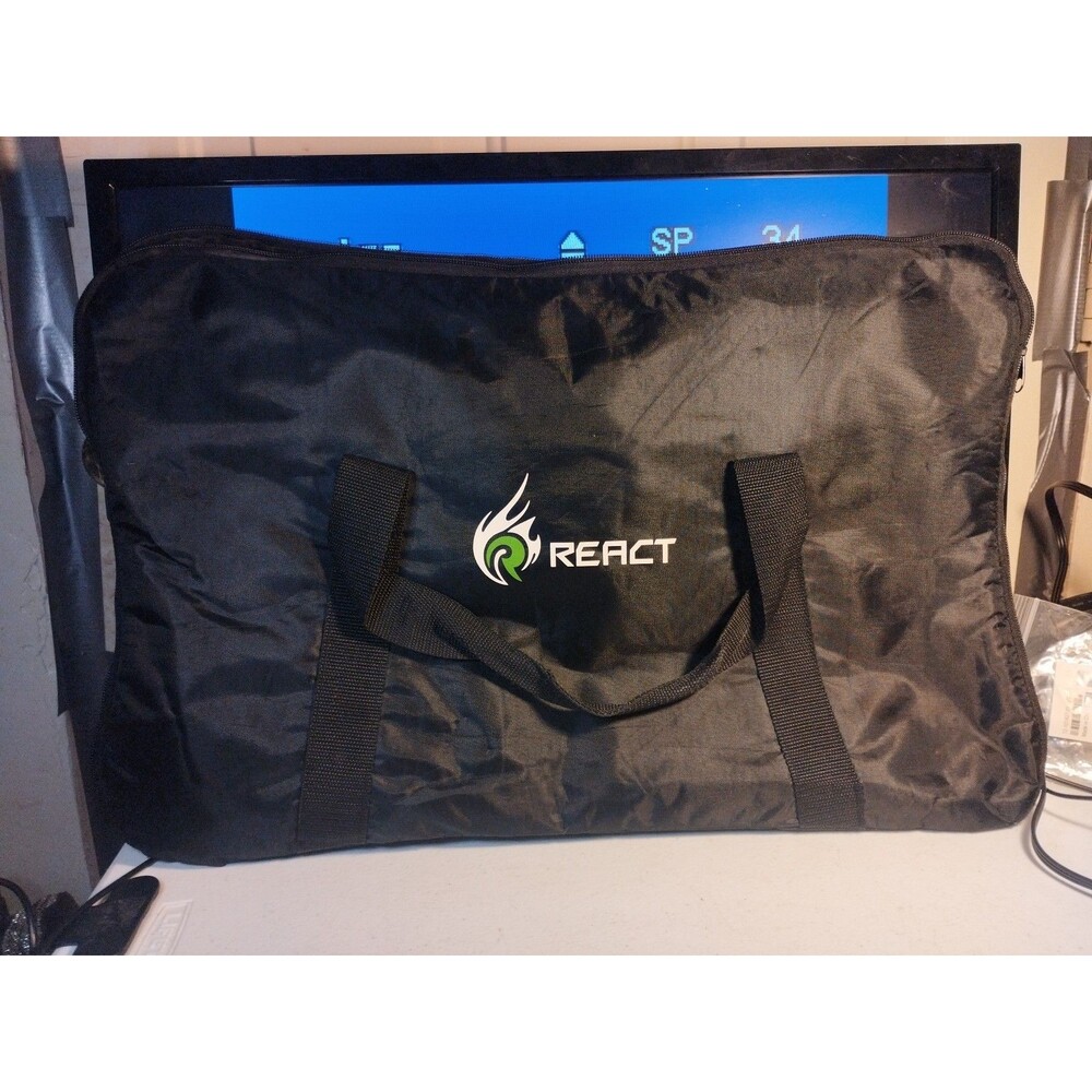 REACT Black Carry Bag For Nintendo Wii Fit Balance Board